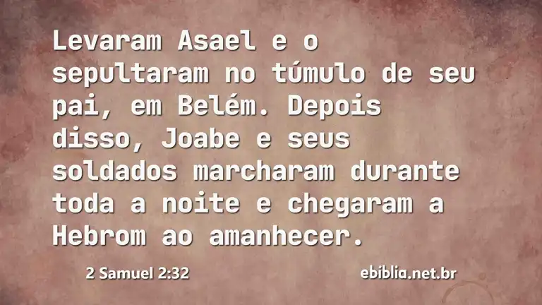 2 Samuel 2:32