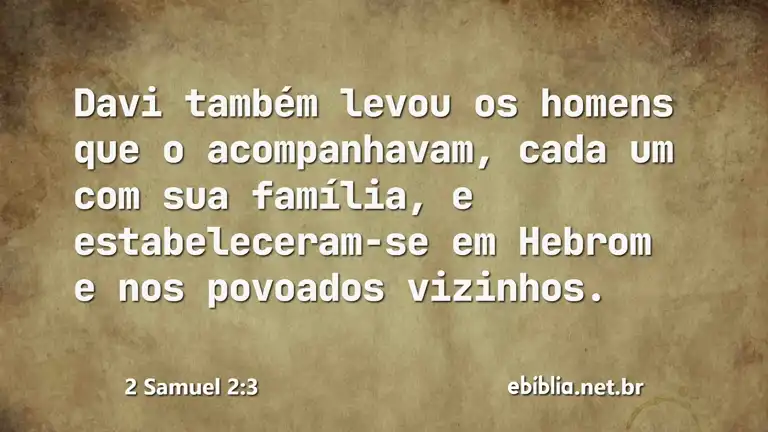 2 Samuel 2:3