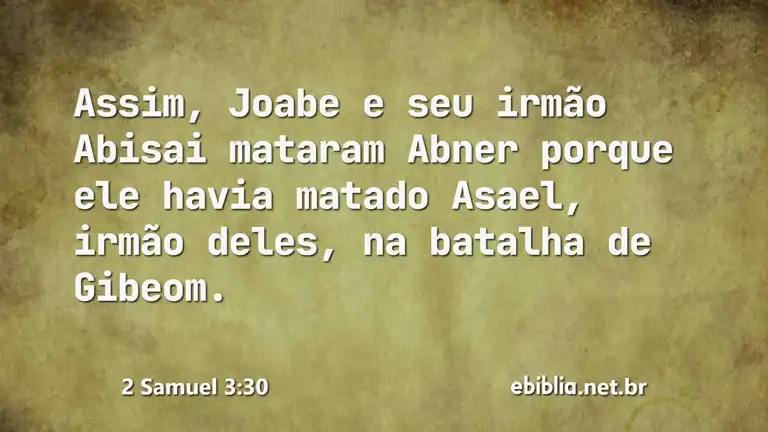 2 Samuel 3:30