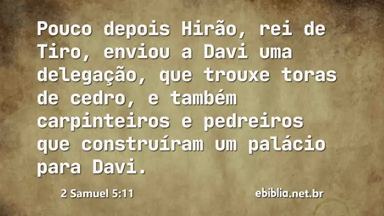 2 Samuel 5:11