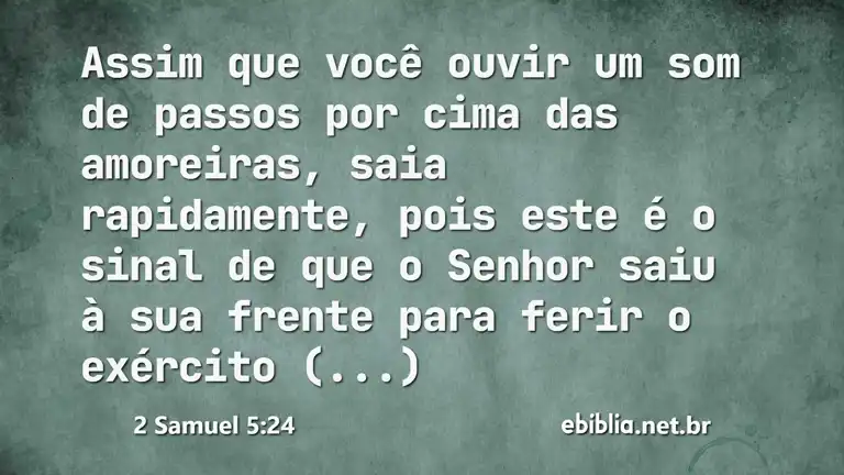 2 Samuel 5:24