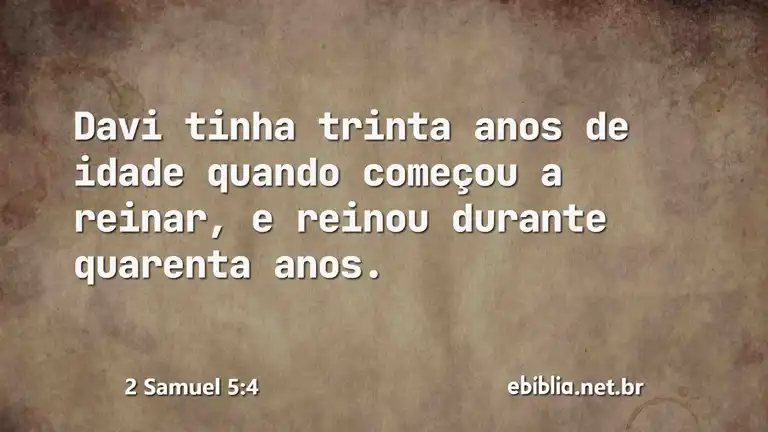 2 Samuel 5:4