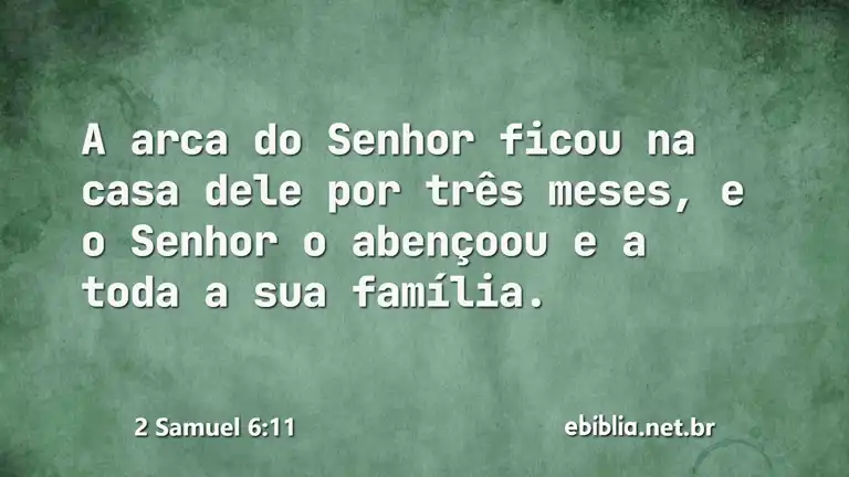 2 Samuel 6:11