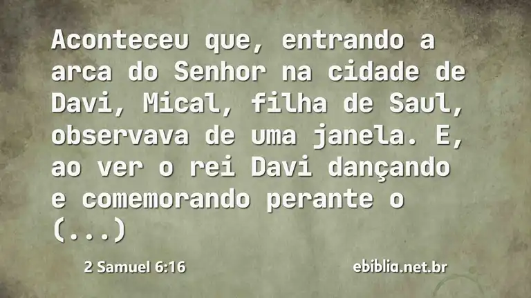 2 Samuel 6:16