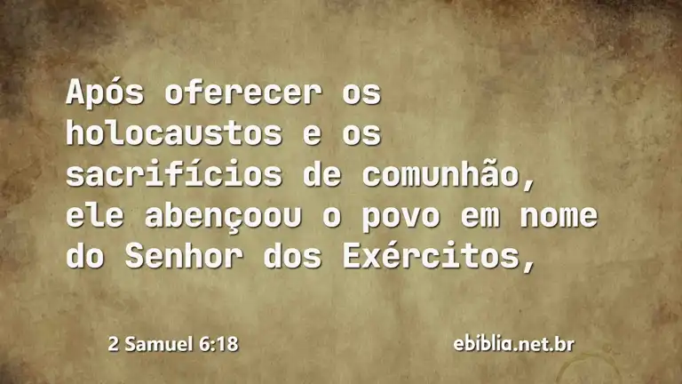 2 Samuel 6:18