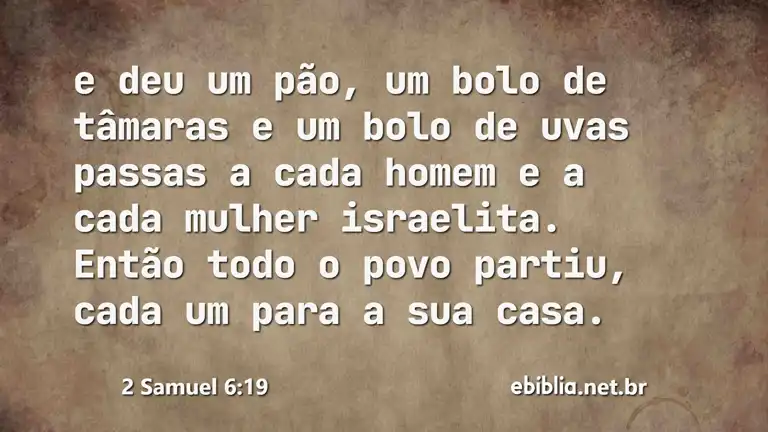 2 Samuel 6:19