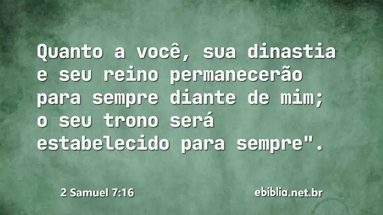 2 Samuel 7:16