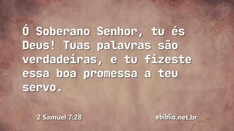 2 Samuel 7:28