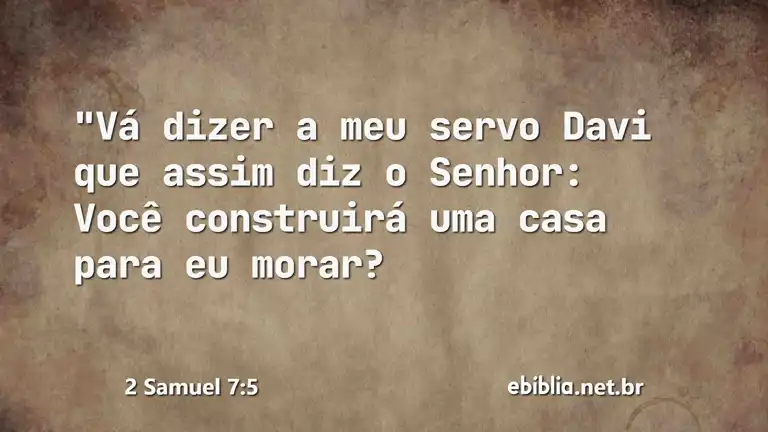 2 Samuel 7:5