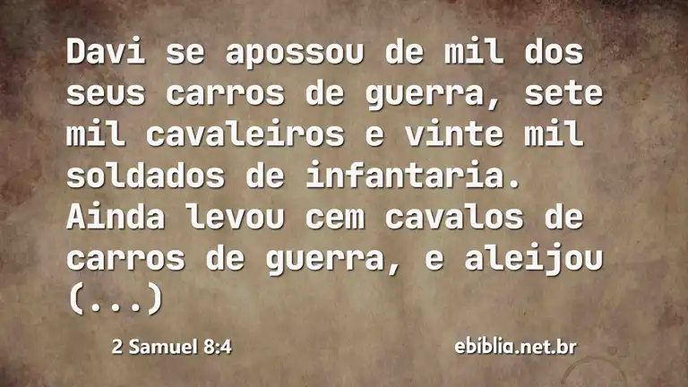 2 Samuel 8:4