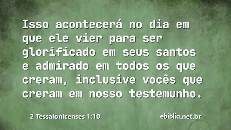 2 Tessalonicenses 1:10