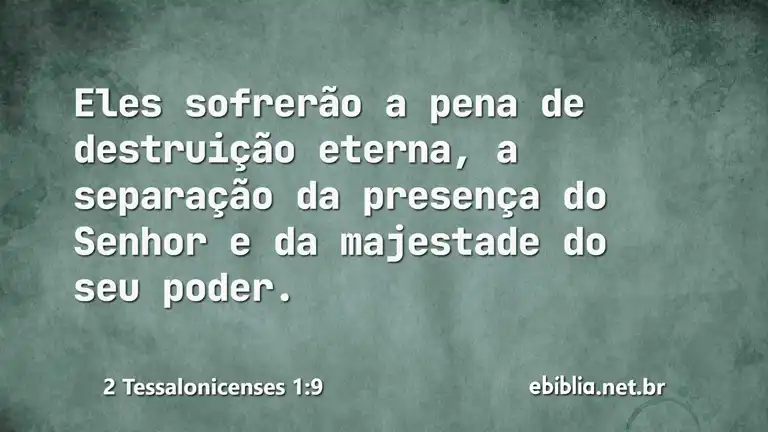 2 Tessalonicenses 1:9