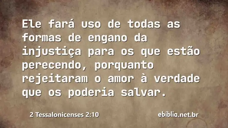 2 Tessalonicenses 2:10