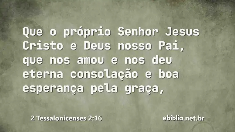 2 Tessalonicenses 2:16