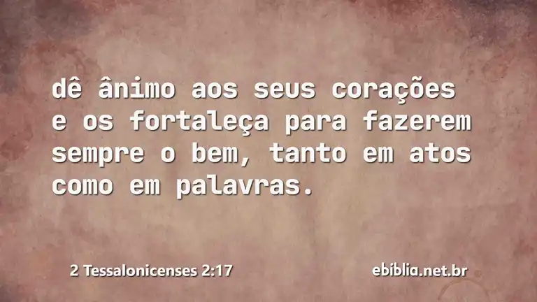 2 Tessalonicenses 2:17