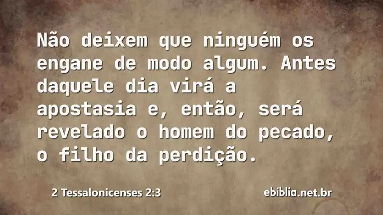 2 Tessalonicenses 2:3