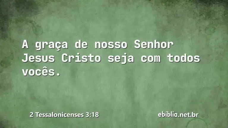 2 Tessalonicenses 3:18