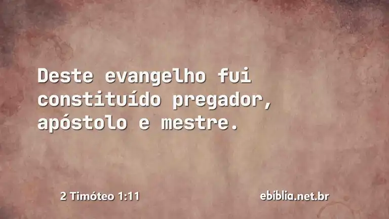 2 Timóteo 1:11