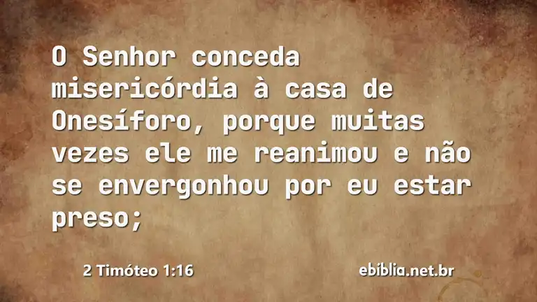 2 Timóteo 1:16