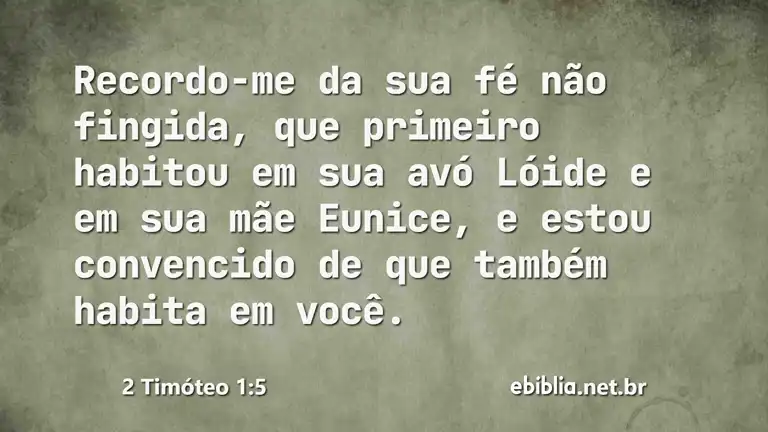 2 Timóteo 1:5