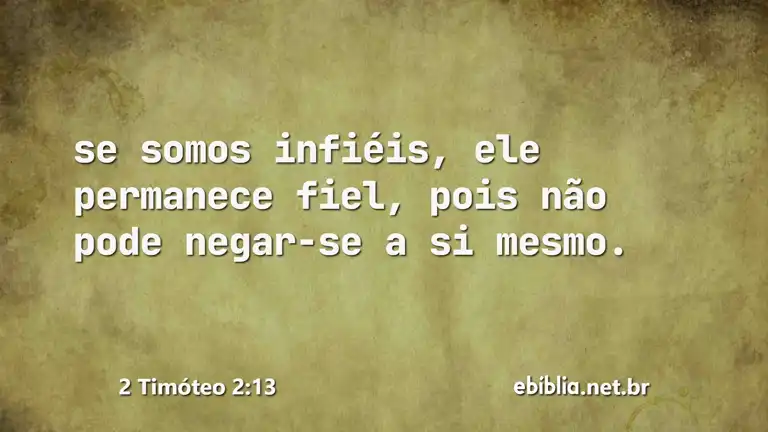 2 Timóteo 2:13