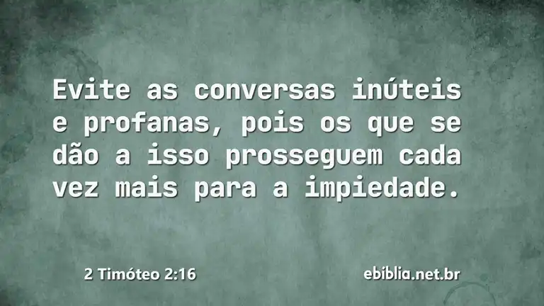 2 Timóteo 2:16