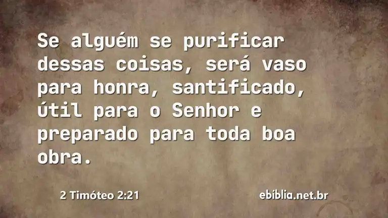 2 Timóteo 2:21