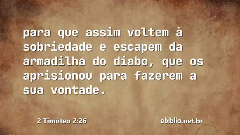 2 Timóteo 2:26