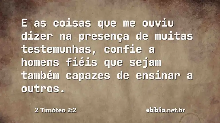 2 Timóteo 2:2