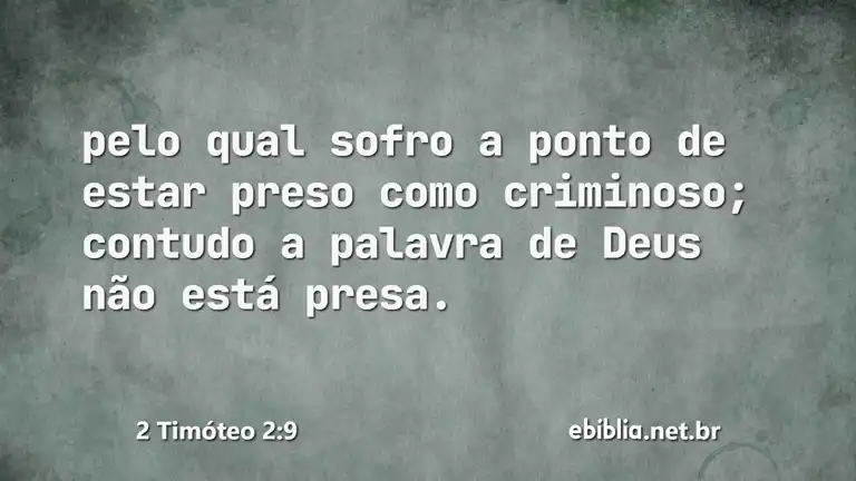 2 Timóteo 2:9