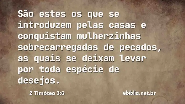 2 Timóteo 3:6