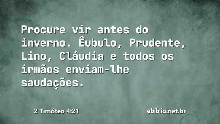 2 Timóteo 4:21