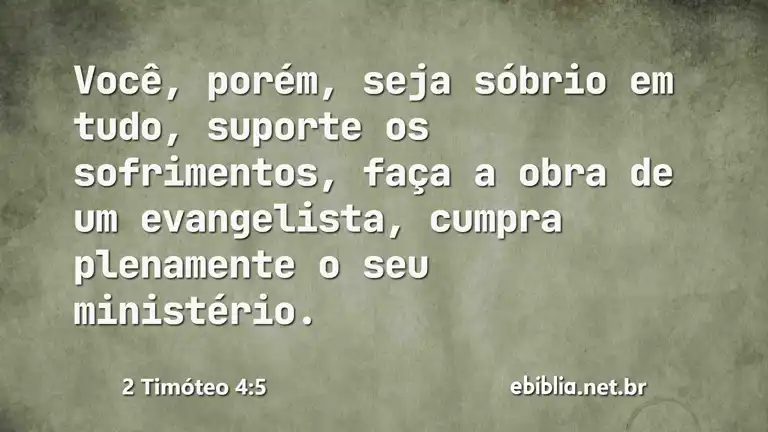 2 Timóteo 4:5