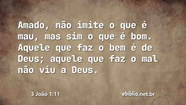 3 João 1:11