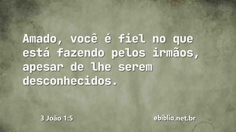 3 João 1:5