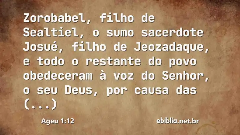 Ageu 1:12