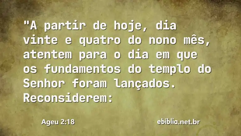 Ageu 2:18