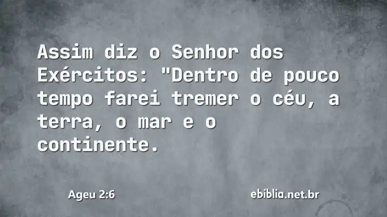 Ageu 2:6