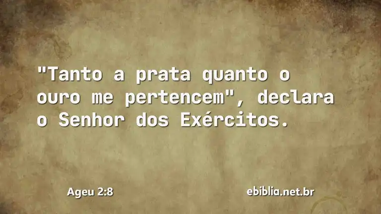 Ageu 2:8