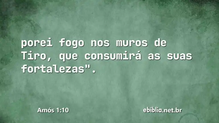 Amós 1:10