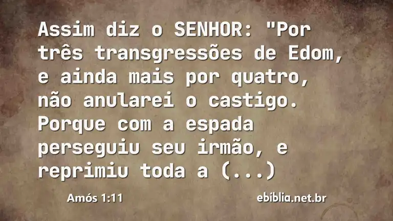 Amós 1:11