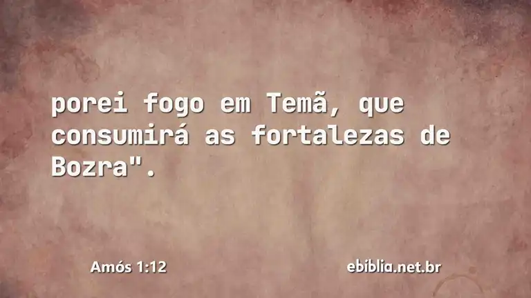 Amós 1:12