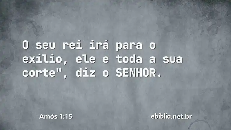 Amós 1:15