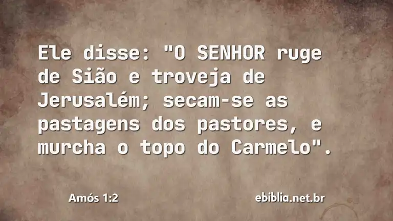 Amós 1:2