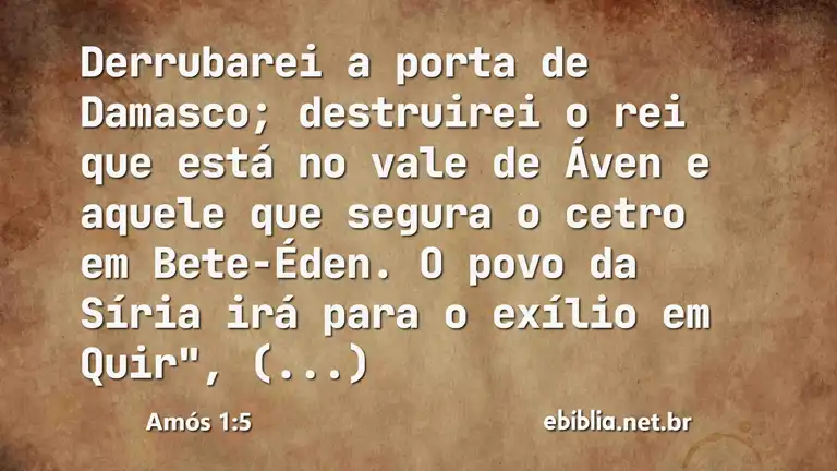 Amós 1:5