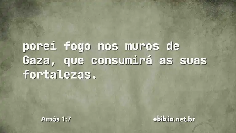 Amós 1:7