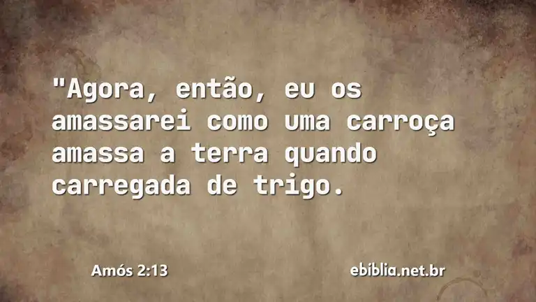 Amós 2:13