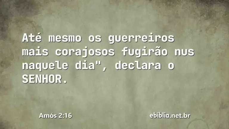 Amós 2:16