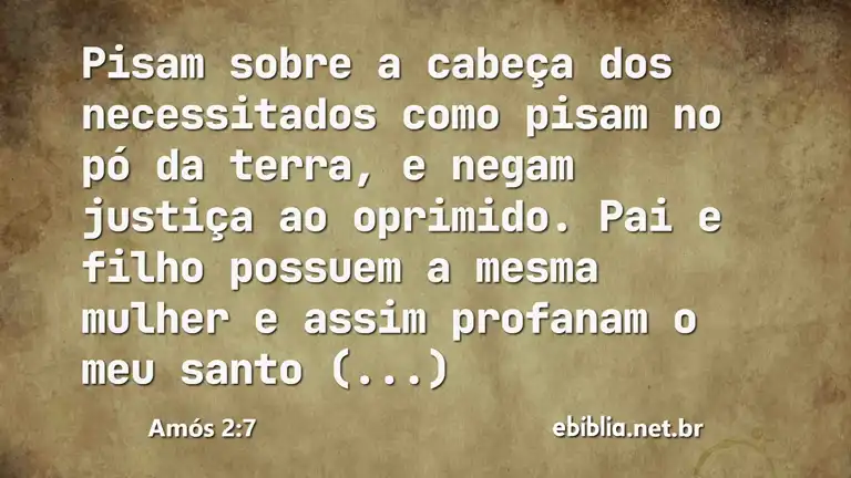 Amós 2:7