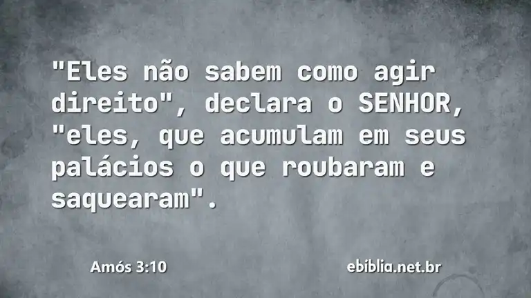 Amós 3:10